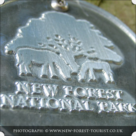 New Forest National Park Zinc Disk Marker