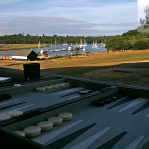 Backgammon at Buckler's Hard