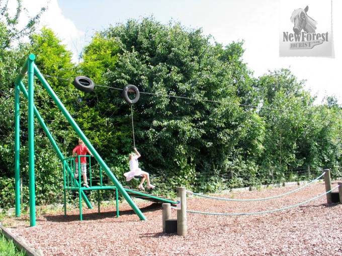 East Boldre Playground Zip Line