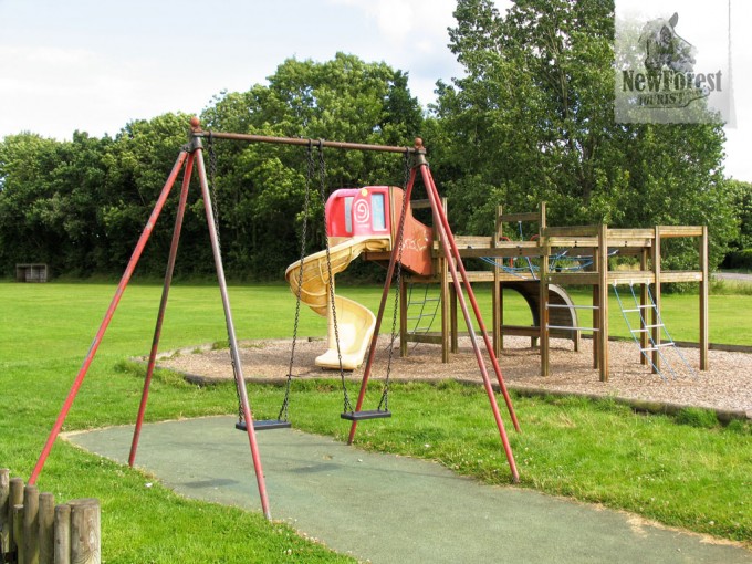 A nice big climbing frame with helter skelter slide