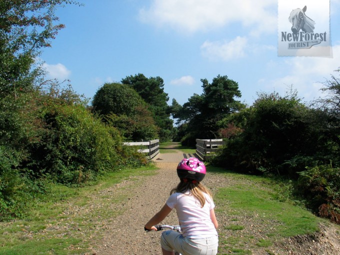 Riding along the 1847 railway track