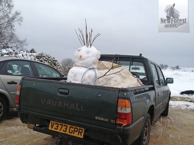 Snowman at Horseshoe Bottom