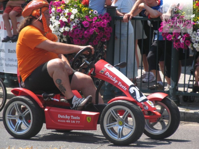 The Dutchy Taxis pedal car - this one wasn't going to risk breaking any speed limits.