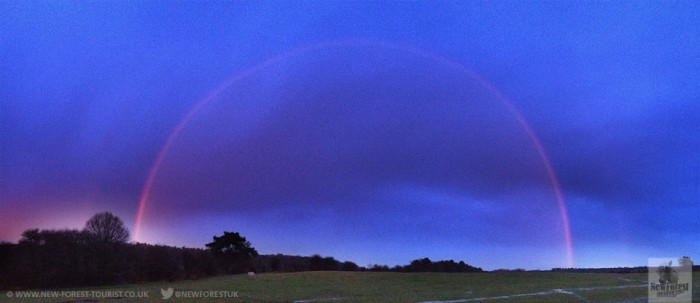 Rainbow over Longslade Bottom