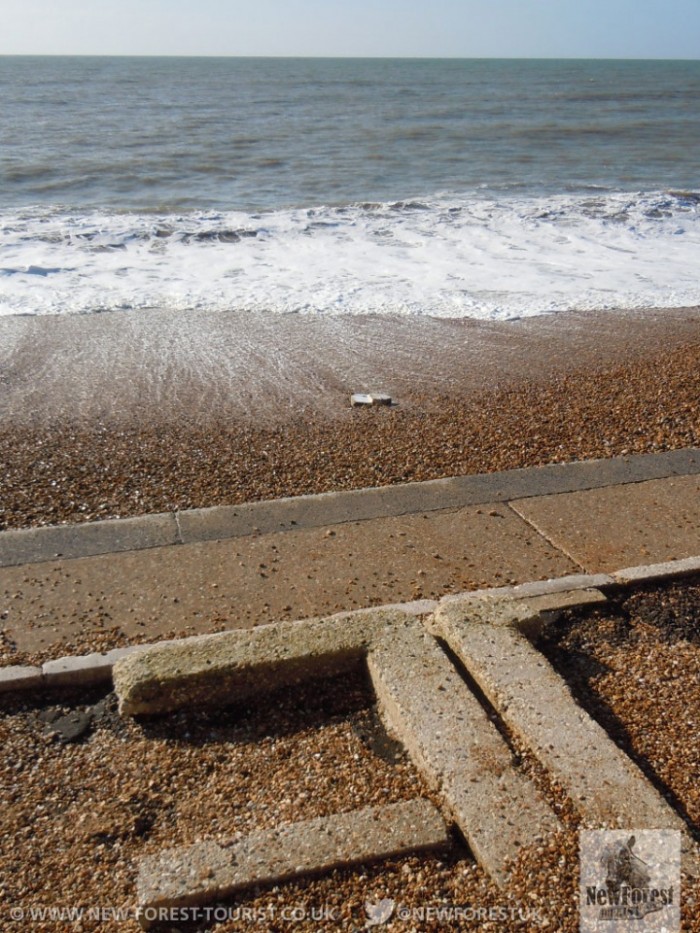 Beach hut foundations