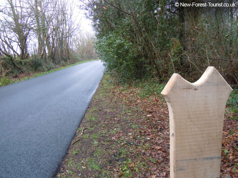 New Forest National Park Boundary Marker - Wainsford Road, Everton