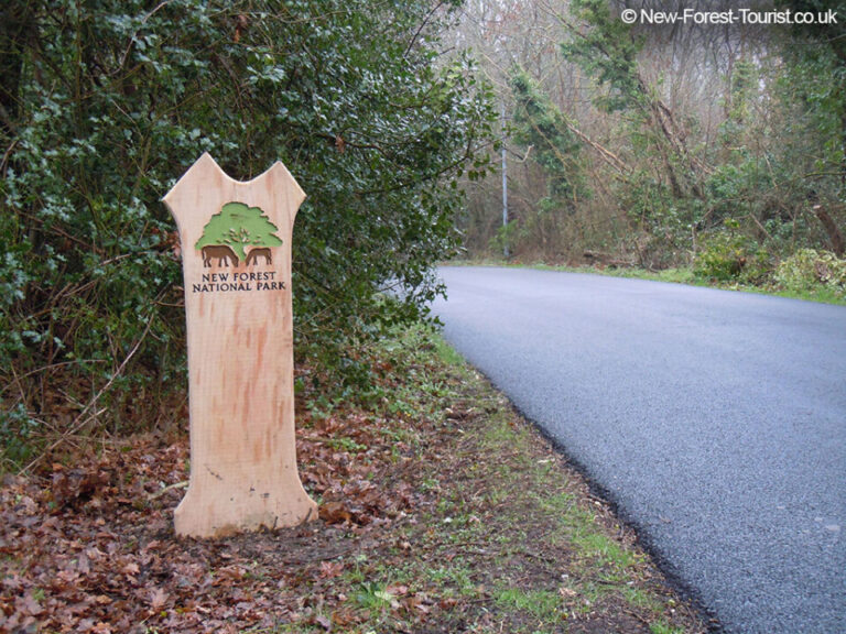New Forest National Park Boundary Marker - Wainsford Road, Everton